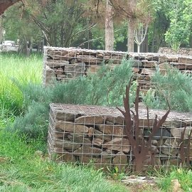 gabion fence walls, gabion fence kits
