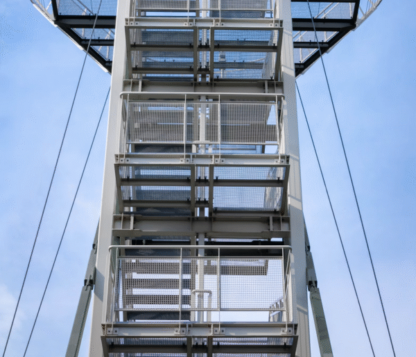 galvanized grating steps, stair treads