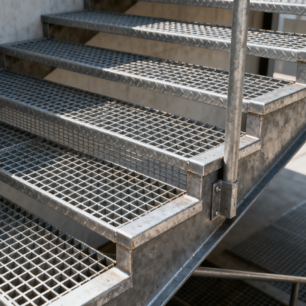 stair treads, steps grating,