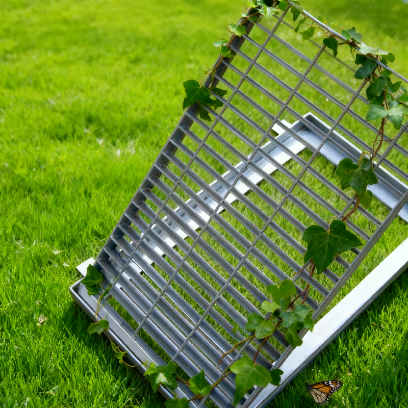 drainage rectangular steel grating, дренажная прямоугольная стальная решетка